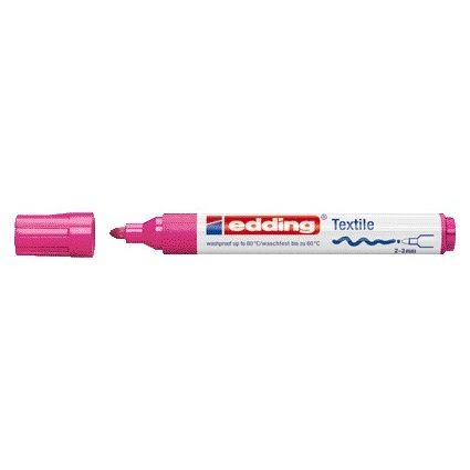 Edding -  Textielmarker  4500 rond 2-3mm roze | 10 stuks