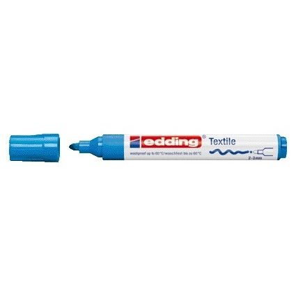 Edding - Textilmarker 4500 rund 2-3mm hellblau