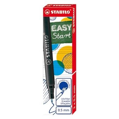 Stabilo - Recharge stylo roller Easyoriginal moyen bleu boîte de 3 pièces