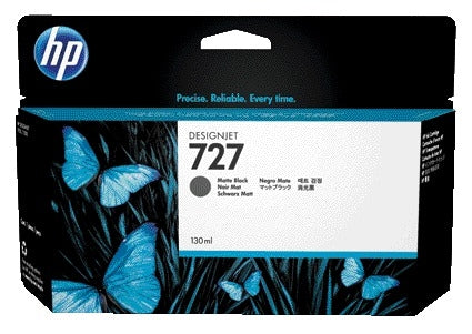 HP - Cartouche d'encre b3p22a 727 noir mat