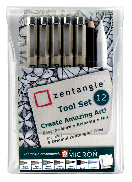 Sakura - Zentangle tool 12delig | 5 stuks