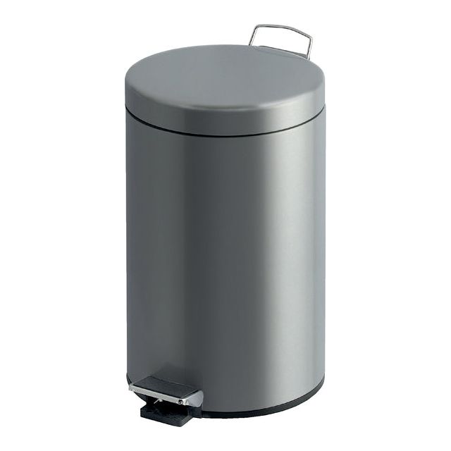 Bacs Vepa - bac de pédale de bacs à déchets autour de 12 litres acier inoxydable | 1 pièce | 2 pièces