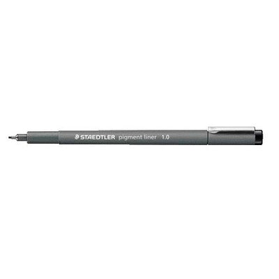Staedtler - Fineliner Pigment 308 black 1.0mm | 10 pieces
