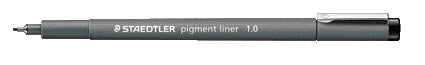 Staedtler - Fineliner Pigment 308 black 1.0mm