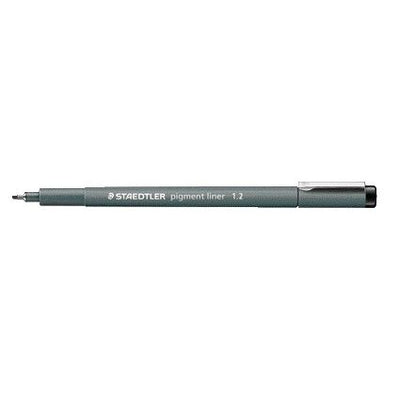 Staedtler -  Fineliner pigment 308 1.2mm zwart | 10 stuks