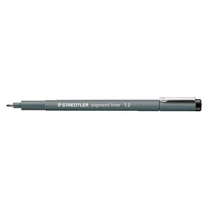 Staedtler - Fineliner Pigment 308 black 1.2mm | 10 pieces