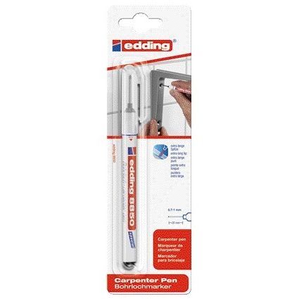 Edding -  Viltstift  8850 timmerman rond 0.7mm zwart | 5 stuks