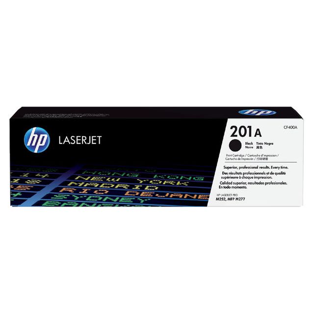 HP - toner 201A, 1 500 pagina's, OEM CF400A, zwart