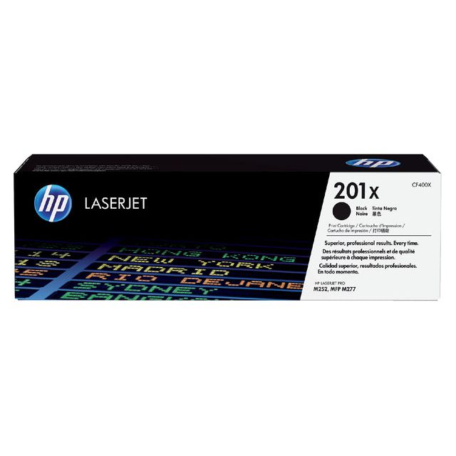 HP - toner 201X, 2 800 pagina's, OEM CF400X, zwart