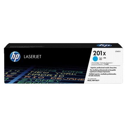 HP -  201X originele high-capacity cyaan LaserJet tonercartridge