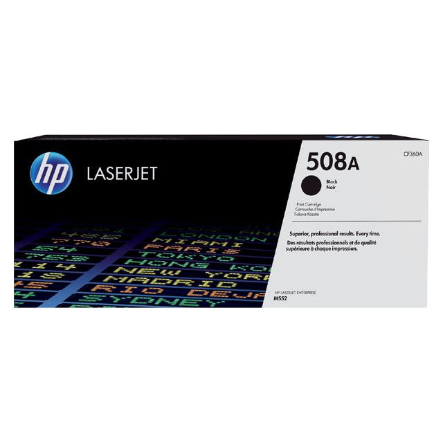 HP - toner 508A, 6 000 pagina's, OEM CF360A, zwart