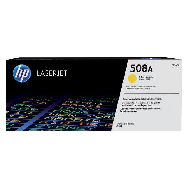 HP - toner 508A, 5 000 pagina's, OEM CF362A, geel