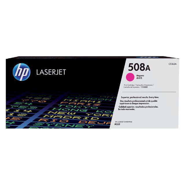 HP - toner 508A, 5 000 pagina's, OEM CF363A, magenta