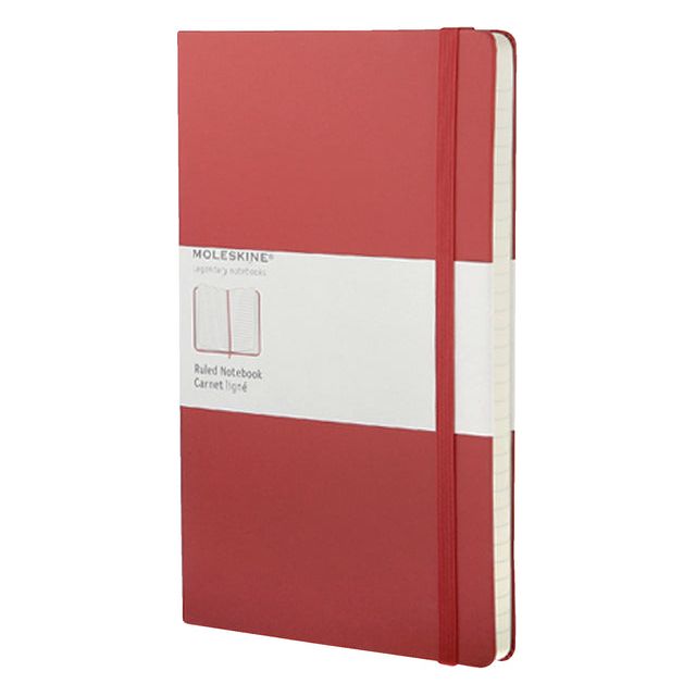 Moleskine - Notitieboek large 130x210mm lijn rood