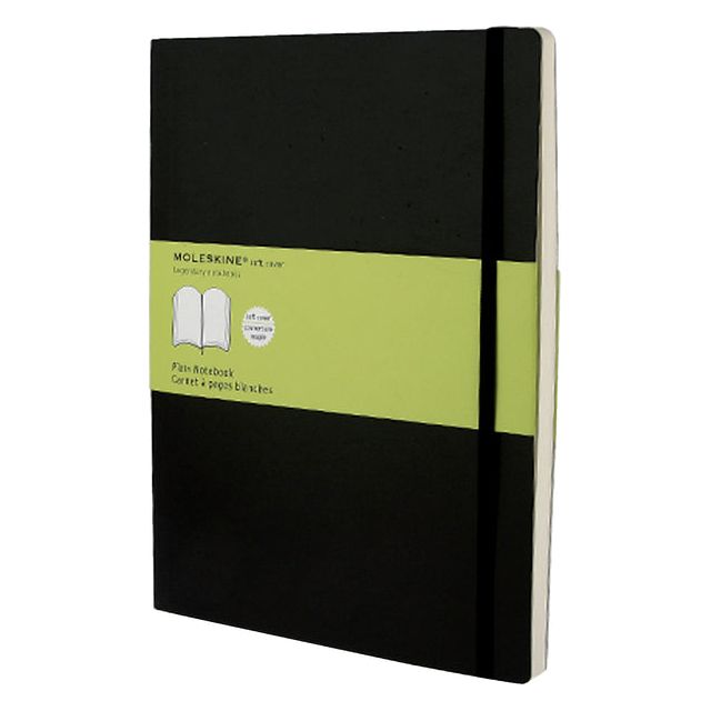 Moleskine - Notebook Moleskine XL 190x250mm Blanco Sc Black | 1 pièce