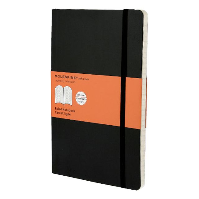 Moleskine - Notebook Moleskine Grande ligne 130x210 SC Black | 1 pièce