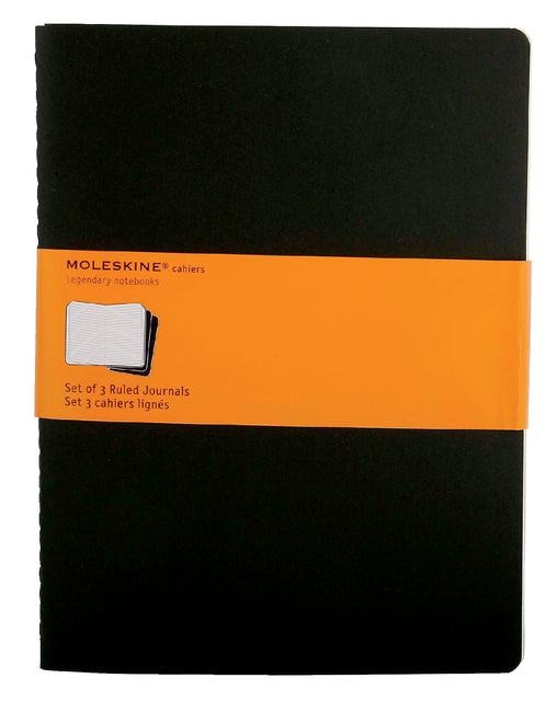 Moleskine - Écriture Moleskine 190x250 mm Ligne 240pag Black 3st | Régler un 3 morceau