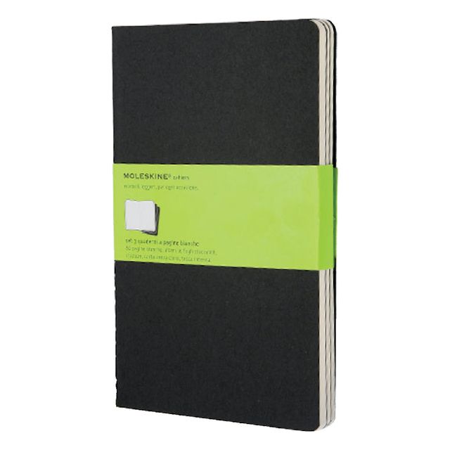 Moleskine - Schrift 130x210mm 160blz blanco large zwart