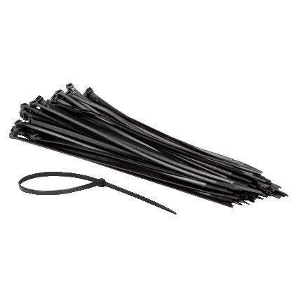 IEZZY - Bridas nylon 4,8x300mm D 81mm negro 100 piezas