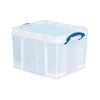 Really Useful Box - Box opbergdoos35 liter, transparant