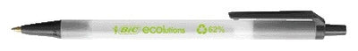 Bic Ecolutions - Penna a sfera m nera | 50 pezzi