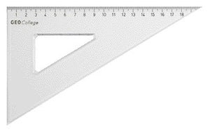 Aristo - Triangle 23620 200mm 30/60 degrés transparent