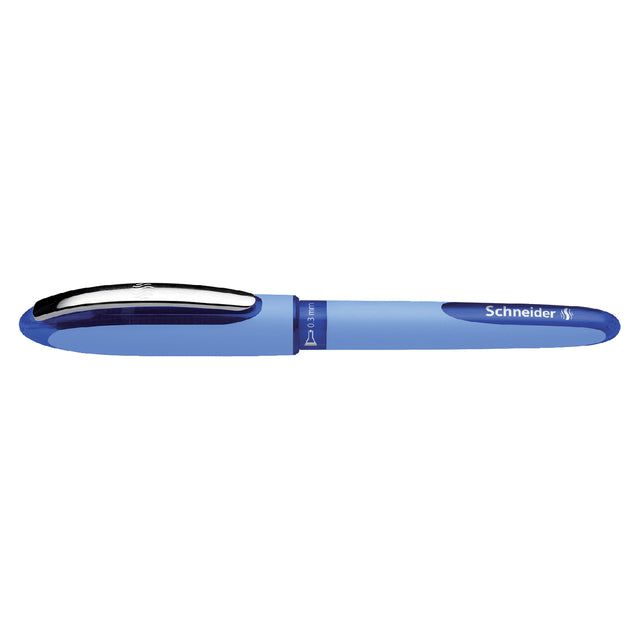 Schneider - Rollerpen One Hybrid n 0,3 mm bleu | Boîte extérieure une pièce de 10