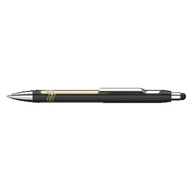 Schneider - Penna a sfera e stilo Epsilon Touch extra larga nera/oro