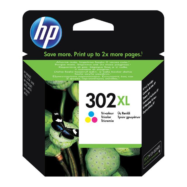 HP - Inkcartridge F6U67AE 302XL Farbe