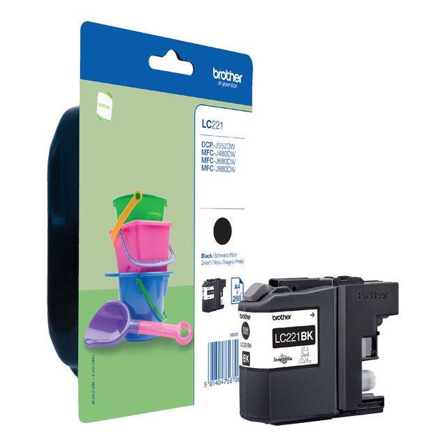 Frère - Inkcartridge Brother LC -221BK noir