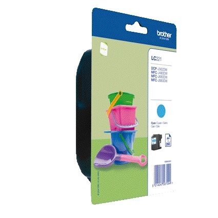 Brother - Ink cartridge LC-221C blue