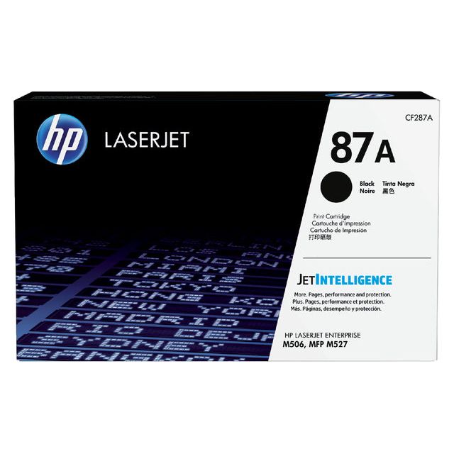 HP - Tonercartridge CF287A 87A zwart