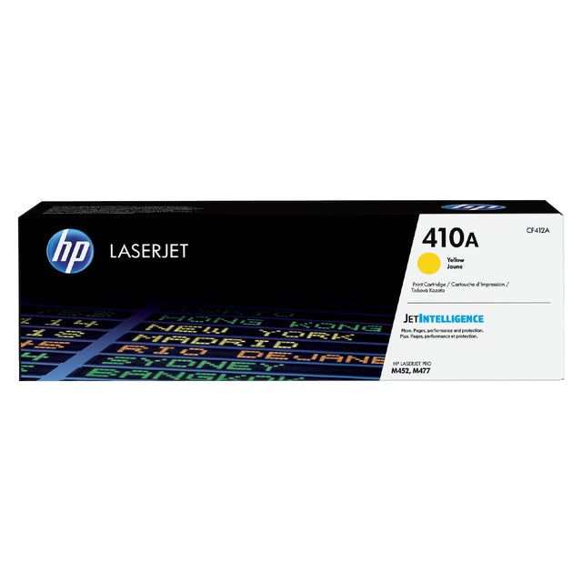 HP - toner 410A, 2 300 pagina's, OEM CF412A, geel