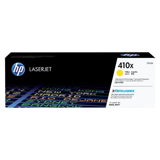 HP - toner 410X, 5 000 pagina's, OEM CF412X, geel