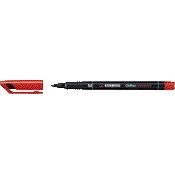 Stabilo - Felt-tip pen OHpen 843/40 permanent round medium red