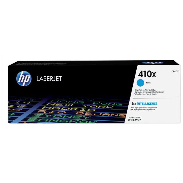 HP - Toner 410x, 5.000 Seiten, OEM CF411X, Cyan