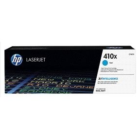 HP - Cartucho de tóner cf411x 410x azul