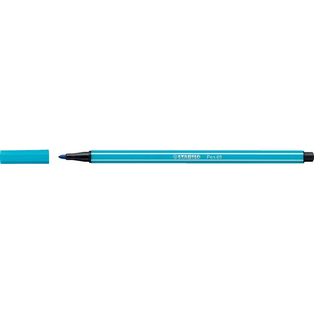 Stabilo - Stift 68 Filz -Tip Stift, hellblau