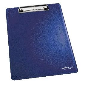 Langlebig – Klemmbrett 2350 A4 mit Klemme oben blau