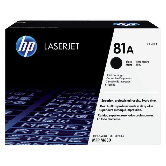 HP - Tonercartridge CF281A 81A zwart