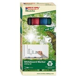 Edding - Whiteboard marker 29 EcoLine diagonal 1-5mm assorted set of 4 pieces