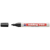 Edding -  Paintmarker  750 oliebasis 2-4mm zwart | 10 stuks