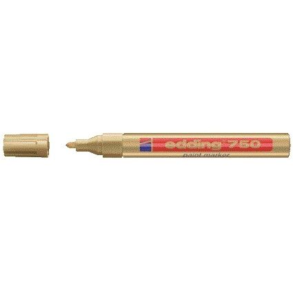 Edding - Paintmarker a base di olio 750 2-4 mm oro