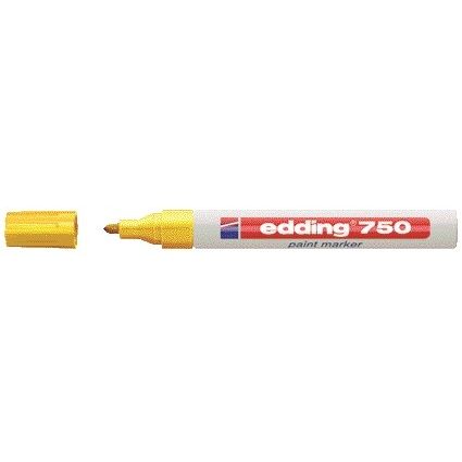 Edding - Paintmarker a base di olio 750 2-4 mm giallo