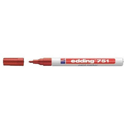 Edding - Oil-based Paintmarker 751 1-2mm pastel red | 10 pieces