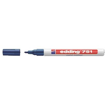 Edding -  Paintmarker  751 oliebasis 1-2mm blauw