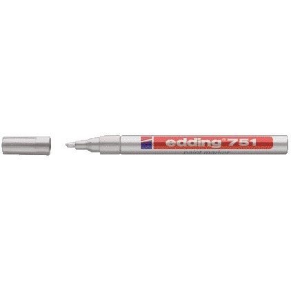 Edding - Oil-based Paintmarker 751 1-2mm silver