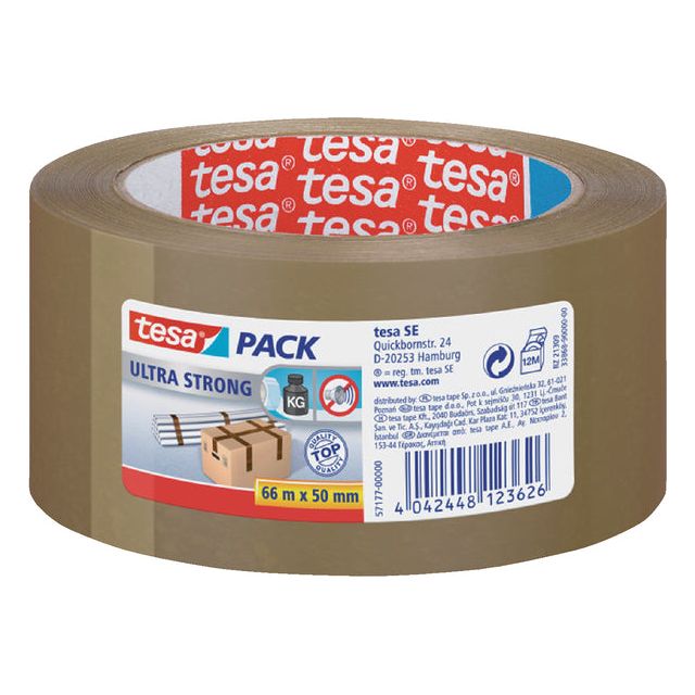 Tesa - Verpackungspaket Ultra 66mx50mm BR | Stück A 1 Roll