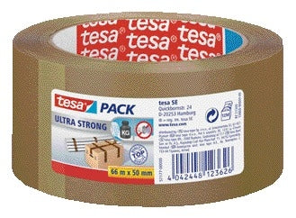 Tesa - Embalaje pack® Ultra Fuerte 66mx50mm marrón | 6 piezas