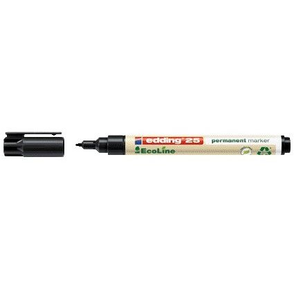 Edding EcoLine -  Viltstift edding 25 eco rond 1mm zwart